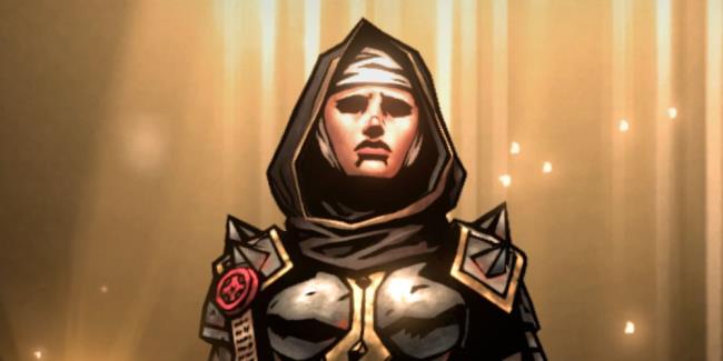 The Vestal uses a Co<em></em>nsecration in Darkest Dungeon 2