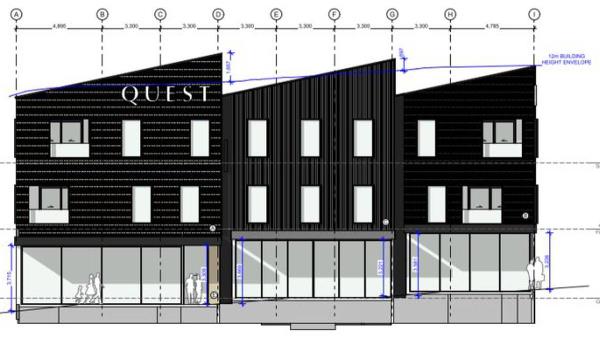 三层楼的酒店将建在哈夫洛克北零售街区之上