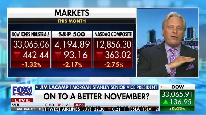 Morgan Stanley Senior Vice President Jim Lacamp gives his eco<em></em>nomic outlook on "The Claman Countdown."