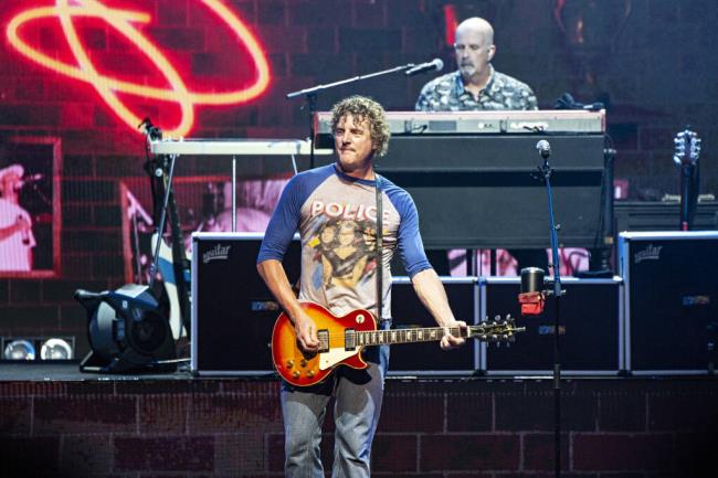 Mark Bryan of Hootie & the Blowfish is part of the lineup of artists performing with So<em></em>ngwriters in Paradise in Healdsburg next week. In this photo, Mark Bryan performs during the Group Therapy Tour at Riverbend Music Center on Saturday, July 20, 2019, in Cincinnati, Ohio. (Photo by Amy Harris/Invision/AP)