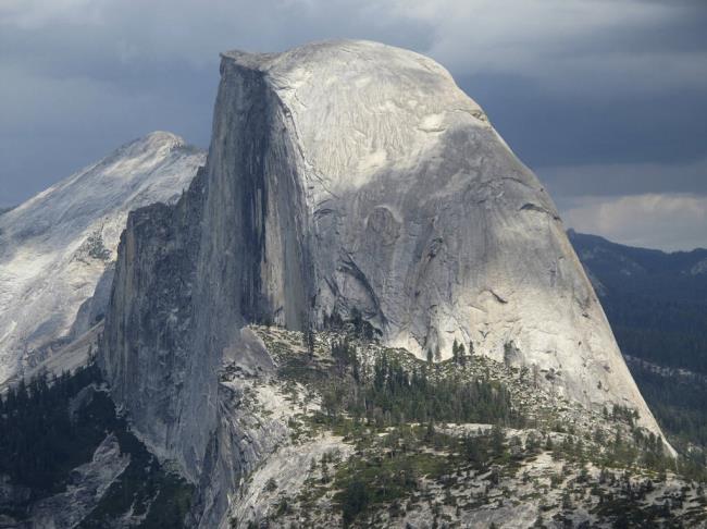 FILE - This August 2011 file photo shows Half Dome and Yosemite Valley in a view from Glacier Point at Yosemite Natio<em></em>nal Park, Calif. (AP Photo/Tracie Cone, File)