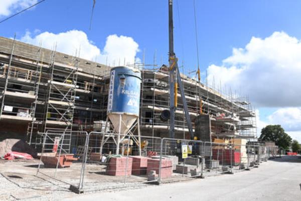  New accommodation block under co<em></em>nstruction at Collins Barracks Cork. Picture: Larry Cummins 