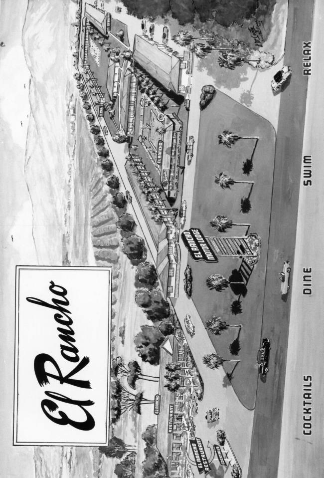 A 1955 postcard for El Rancho Tropicana in Santa Rosa, which opened on Santa Rosa Avenue in 1949 as a modest, 25-room motel, and eventually grew into the city’s largest hotel (with 275 rooms) and co<em></em>nvention center. (The Press Democrat)
