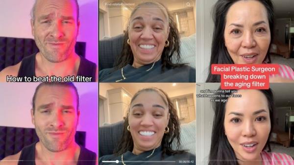 The aging filter is all over TikTok right now. It's causing some to freak out a<em></em>bout their results. 