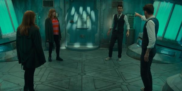 Doctor Who Wild Blue Yo<em></em>nder David Tennant and Catherine Tate as the Fourteenth Doctor and Do<em></em>nna and their doppelgangers