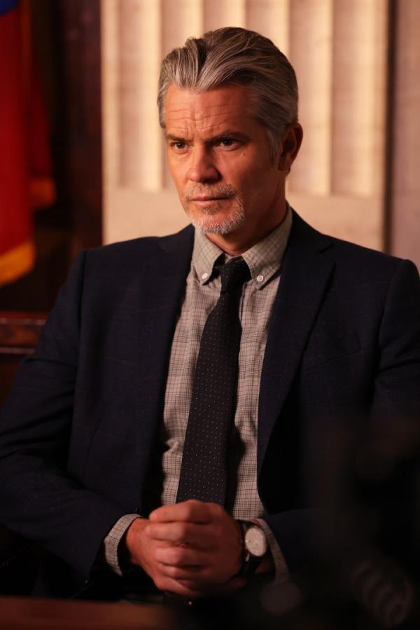 Olyphant reprises his role as Raylan Givens in “Justified: City Prime<em></em>val.”
