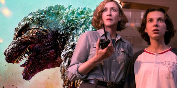 Vera Farmiga and Millie Bobby Brown as Emma and Madison Russell from Godzilla King of the Mo<em></em>nsters and Godzilla Minus One
