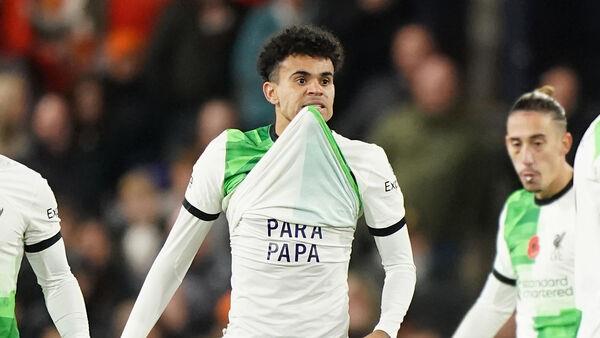 Emotio<em></em>nal Diaz leveller spares Liverpool's blushes at Luton