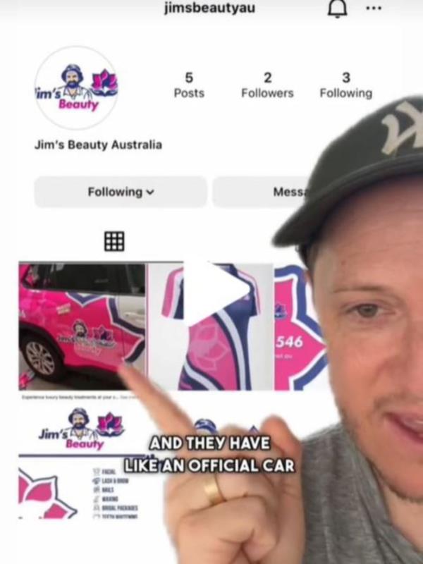 Assignment Freelance Picture Australian comedian Josh Hawkins posted a<em></em>bout the surprising business<em></em>
 venture Jim<em></em>'s Beauty. Picture: HiJosh/Tiktok
