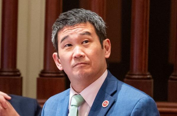 California state Sen. Dave Min (D) is running to succeed Rep. Katie Porter (D-Calif.) in Congress. He has Porter's endorsement, but some Democrats are nervous a<em></em>bout his bid.