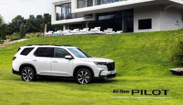 This file photo provided by Ho<em></em>nda Korea Co. shows the all-new Pilot SUV. (PHOTO NOT FOR SALE) (Yonhap)