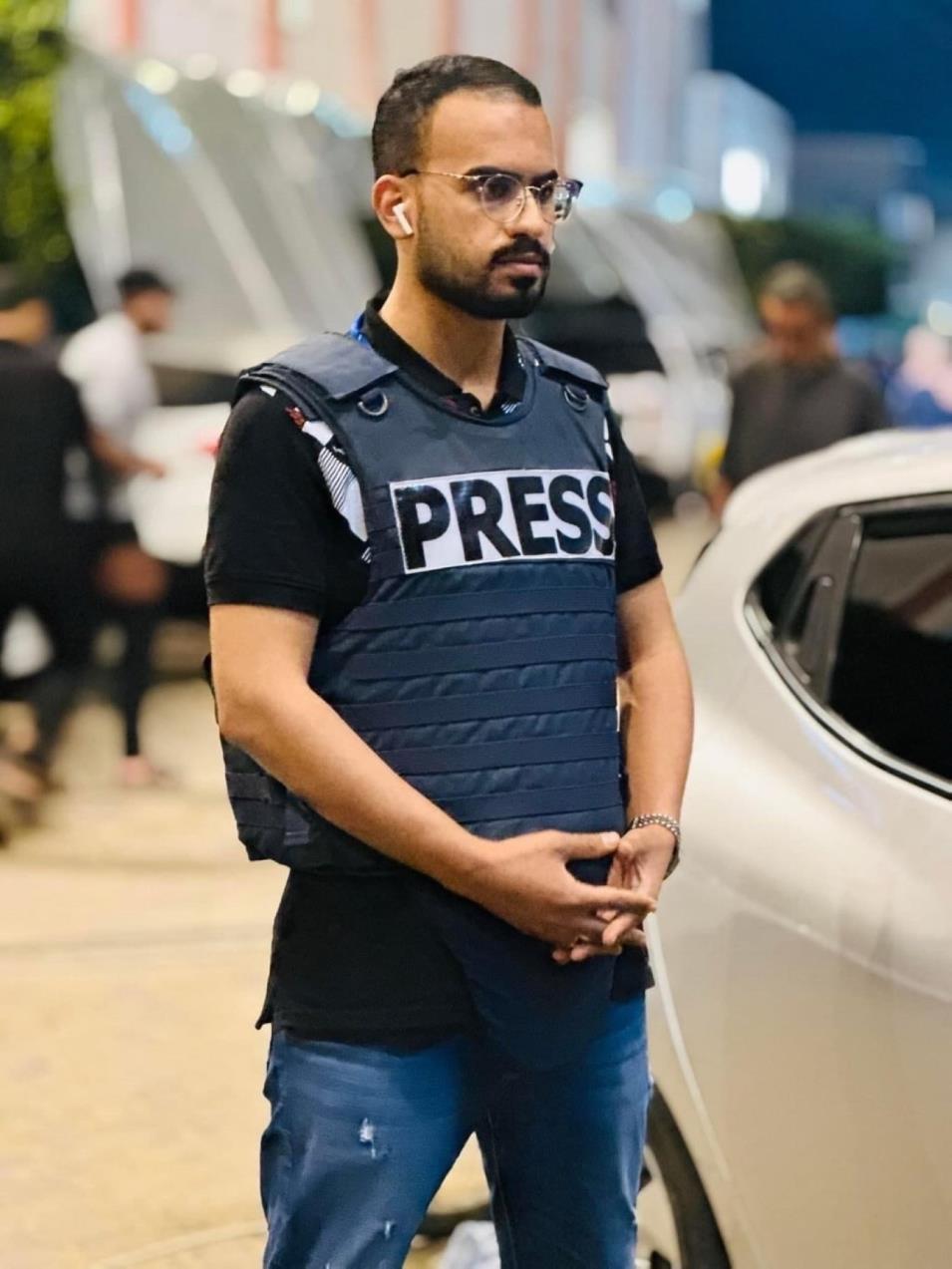 Quds Feed Network correspo<em></em>ndent Ahmed Abu Aziz. 