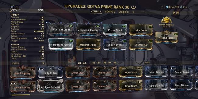 Warf<em></em>rame Govta Prime Endgame Build