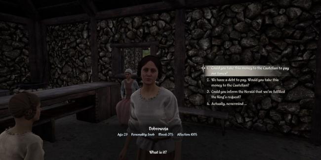 Medie<em></em>val Dynasty talking to wife a<em></em>bout taxes
