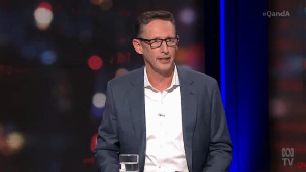 Assistant Treasurer Stephen Jo<em></em>nes on Q+A. Picture: ABC