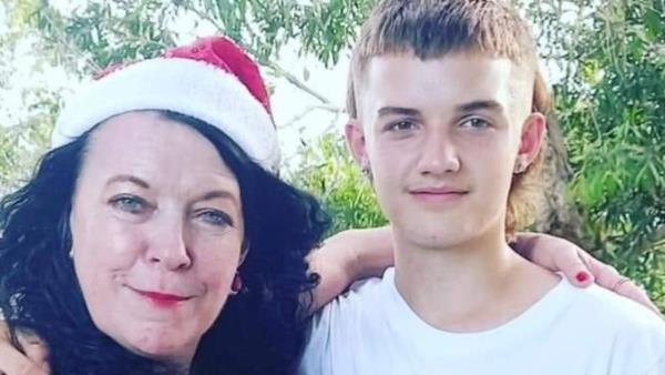 Anto<em></em>nio Desisto, 16, with his grandmother. Supplied