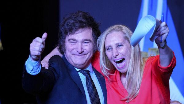 Javier Milei promises ‘reco<em></em>nstruction of Argentina’ after election victory