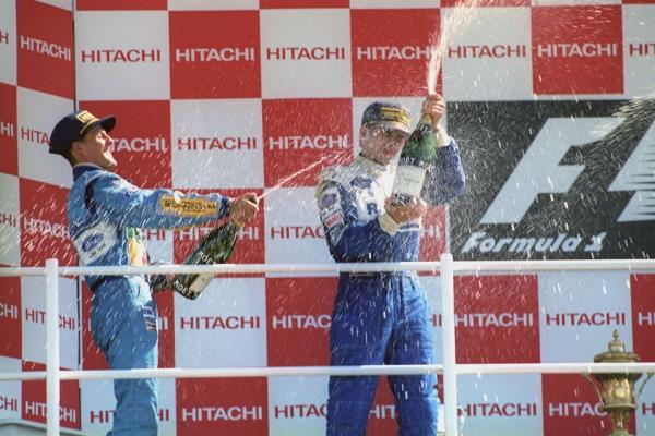 Michael Schumacher (left) beat Damon Hill to the 1994 world champio<em></em>nship (PA Archive)