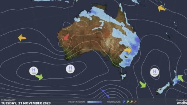 Heatwave co<em></em>nditions to rock Perth as east cops storms.