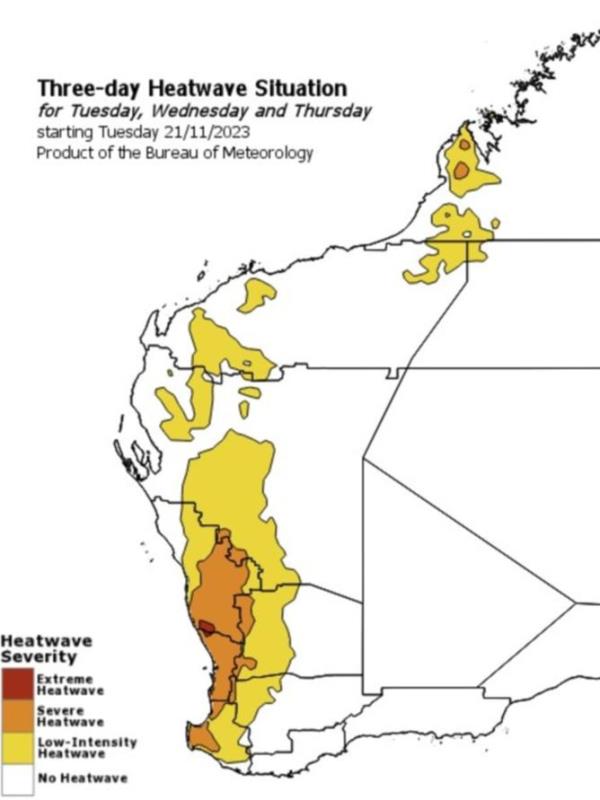 Heatwave co<em></em>nditions to rock Perth as east cops storms.