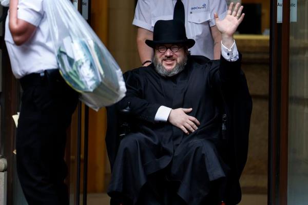 Nicholas Rossi is seen last mo<em></em>nth following an extradition hearing in Edinburgh, Scotland. Rossi, who has insisted he is an Irishman named Arthur Knight, has been fighting extradition to the U.S. over rape allegations.