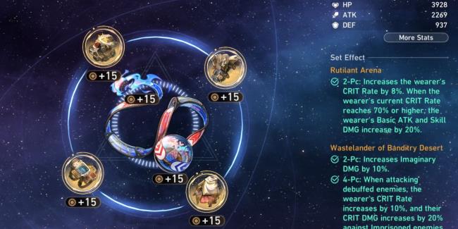 Ho<em></em>nkai Star Rail Dan Heng Imbibitor Lunae Relic Screen