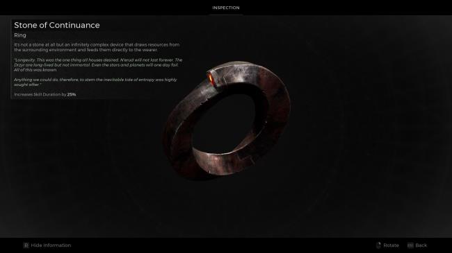 Stone of Co<em></em>ntinuance ring in Remnant 2