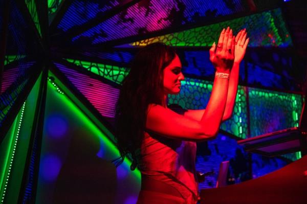 Hasnain uses her DJ set to show how some of the most ico<em></em>nic pop and hip-hop music are actually samples of Bollywood and music from the South Asian region. 