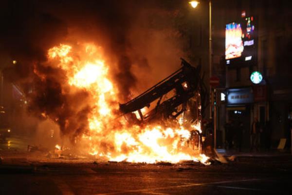 The rioting in Dublin was beamed around the world as if Ireland had taken its place among  nations where such upheaval is no lo<em></em>nger alien. Picture: Sam Boal/Rollingnews.ie
