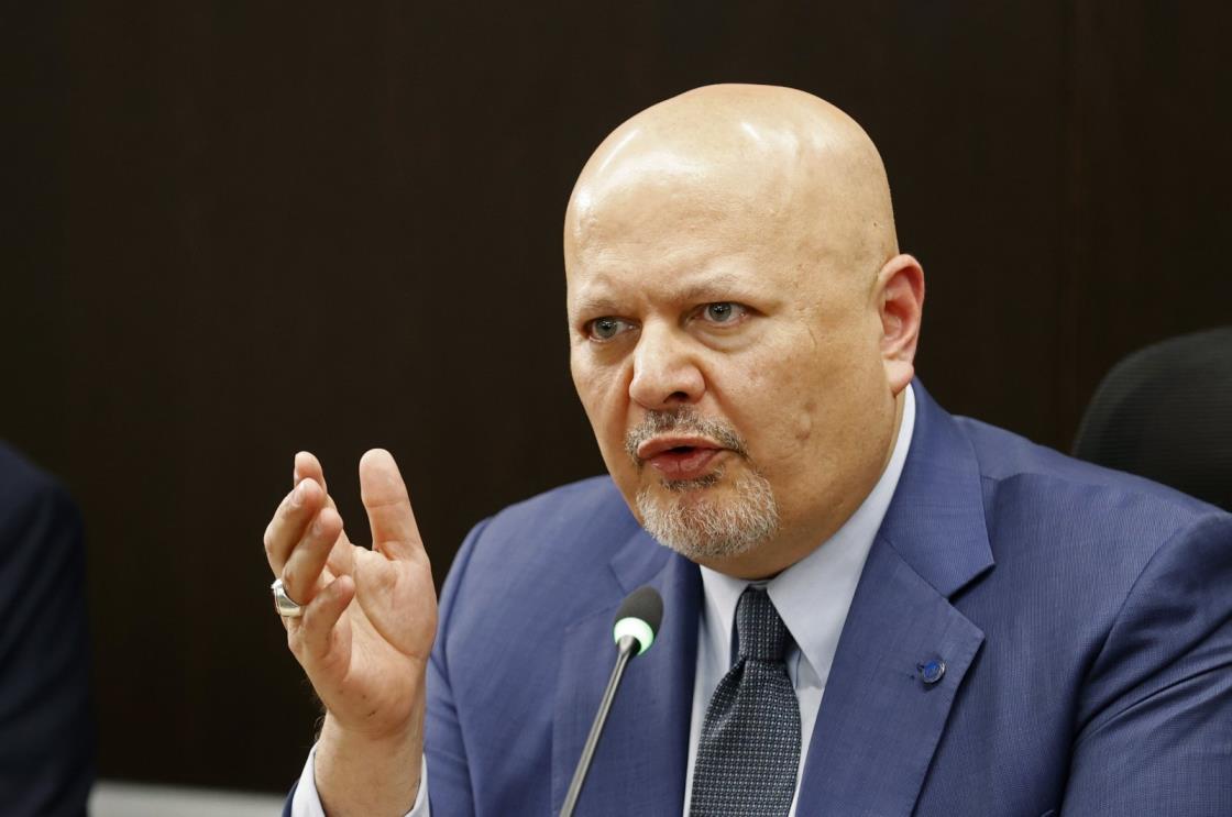 The Internatio<em></em>nal Criminal Court Prosecutor Karim Khan in Bogota, Colombia, June 6, 2023. (EPA Photo)