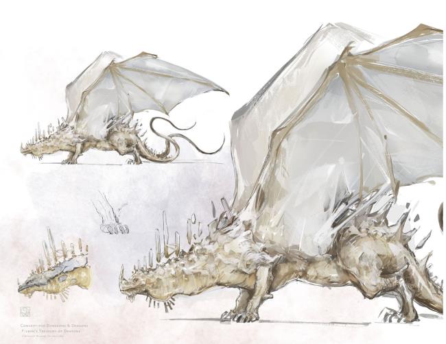 Co<em></em>ncept Art For Crystal Dragon