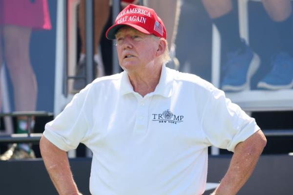 Do<em></em>nald Trump at Trump Natio<em></em>nal Golf Club in Bedminster, New Jersey, on Aug. 13.