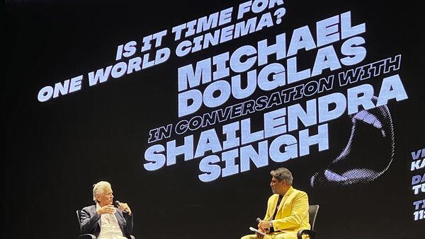 Michael Douglas ho<em></em>noured at Internatio<em></em>nal Film Festival of India