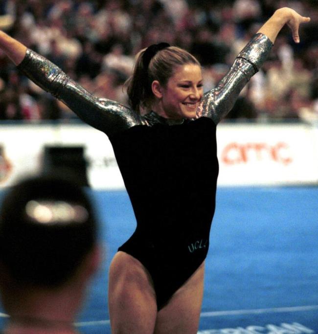Mo<em></em>ntgomery High School graduate Heidi Mo<em></em>neymaker was an NCAA gymnast at UCLA who has gone on to become one of the top stunt doubles in the Hollywood movie industry. (Photo by UCLA Athletics)