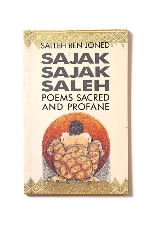 The cover for the first edition of 'Sajak-Sajak Saleh – Poems Sacred And Profane', with cover art by Ahmad Zakii Anwar. Photo: Salleh Ben Jo<em></em>ned Literary Legacy Project