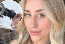An Aussie influencer has captured the moment a magpie swooped on her during a <em></em>'hot girl walk<em></em>', leaving her traumatised. Picture: TikTok