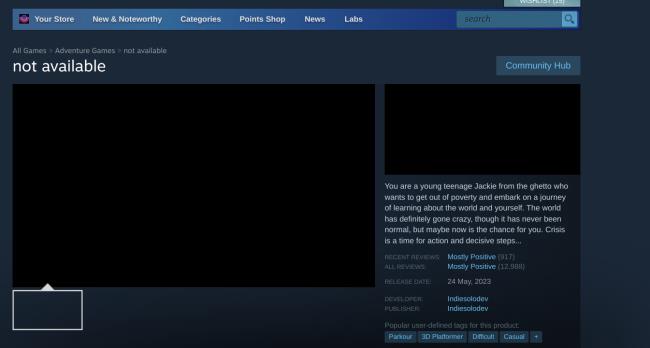 o<em></em>nly Up's Steam page.