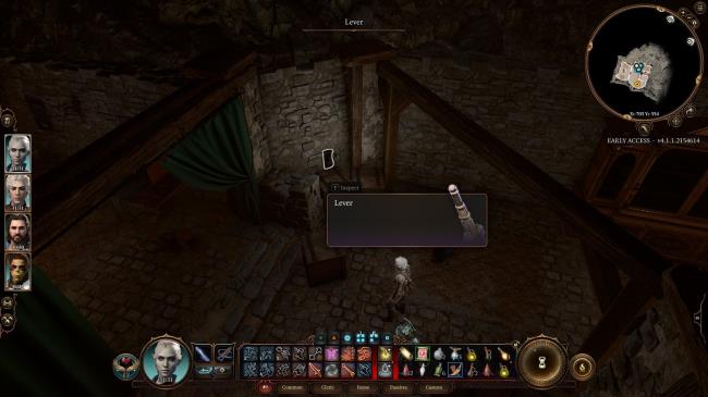 Lever Found Behind 3 Crates In Apothecary ba<em></em>sement To Open Hidden Passage