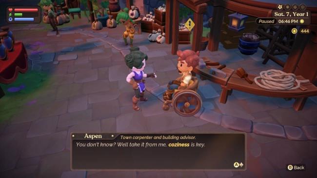 aspen talking to a farmer a<em></em>bout coziness at home fae farm house expansion