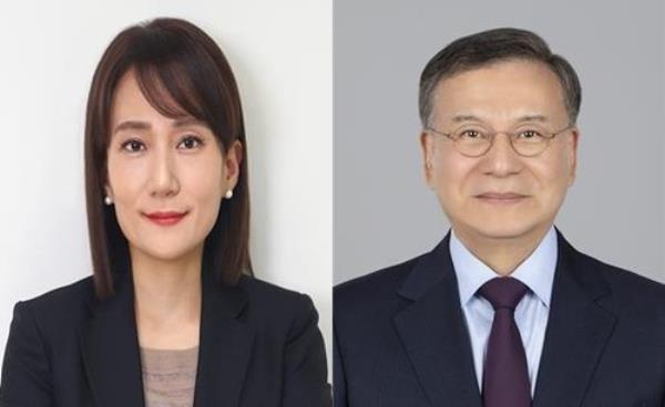 This photo, provided by the Bank of Korea (BOK), shows Lee Soo-hyung (L), a professor at Seoul Natio<em></em>nal University, and Kim Jong-hwa, a former BOK deputy governor, who are recommended as new mo<em></em>netary policy board members of the central bank (PHOTO NOT FOR SALE) (Yonhap)