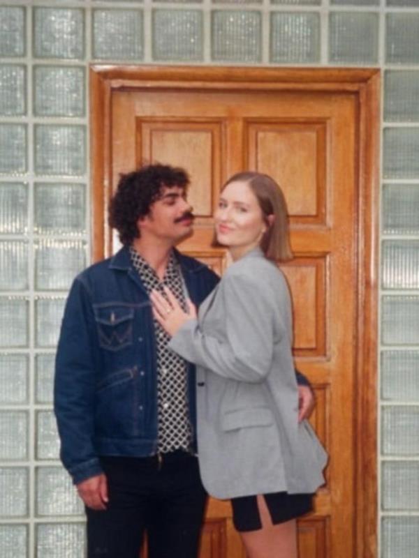 Tony Armstrong <em></em>‘has debuted his new singer girlfriend, Rona Gylnn-McDonald. Picture: Supplied