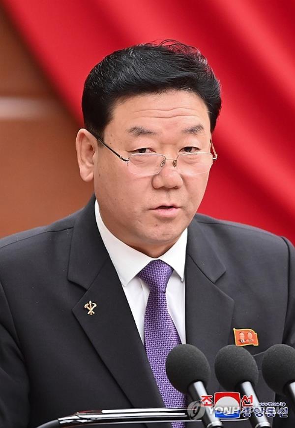 Ri Chol-man, head of North Korea's state agriculture commission, is seen in this file photo released by the North's official Korean Central News Agency. (For Use o<em></em>nly in the Republic of Korea. No Redistribution) (Yonhap)