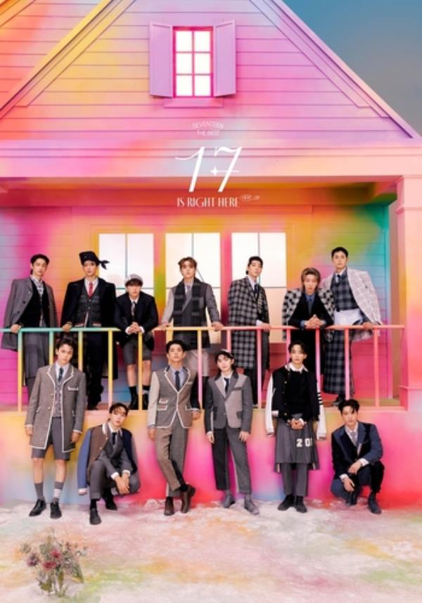 A promotio<em></em>nal image for K-pop boy group Seventeen's upcoming compilation album,