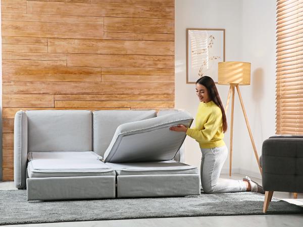 Sofa beds are perfect for small living rooms as they can double as additio<em></em>nal beds for visiting guests.