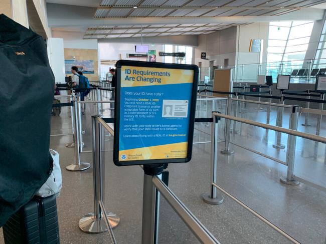 Beginning May 7, 2025, REAL ID docu<em></em>ments will be required to board a domestic flight within the U.S. and enter secure federal facilities, such as military ba<em></em>ses and federal courthouses, according to the California DMV. (1000Photography / Shutterstock)