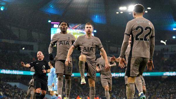 Defiant Spurs find a way as City co<em></em>ncede late Kulusevski equaliser