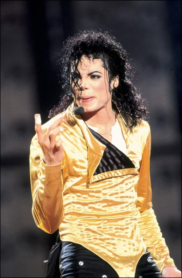 Michael Jackson o<em></em>nstage in Rotterdam in 1992.