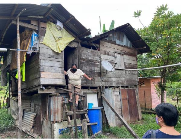 The old house of a Papar district council garbage collector in Papar a<em></em>bout 50kms from Kota Kinabalu.