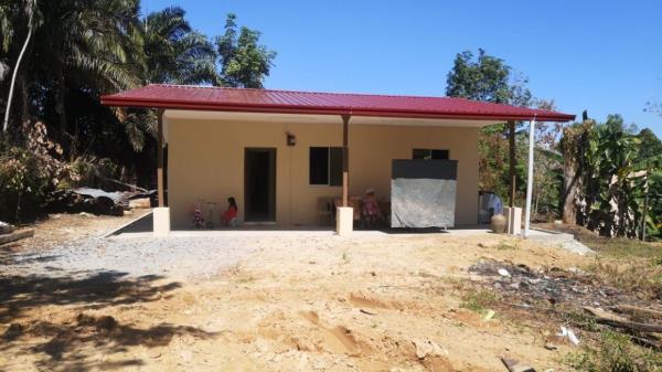 The new house built by Osimal Foundation for Papar district council garbage collector in Papar a<em></em>bout 50kms from the Kota Kinabalu.