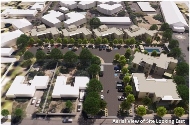An architectural rendering of the 31-unit co<em></em>ndo project proposed at 254 First St. E. in Sonoma. (Photo: North of the Mission LLC)